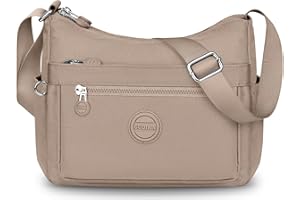 VOBUKE Sac Bandoulière Femme Impermeable Nylon Sac a Main Femmes avec Bandoulieres Réglable Loisir Léger Sacoche Sport Bandoulière Multipoches Sac Besace Messenger Bag pour Voyage École Sports Achats