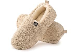 RockDove Pantofole da Donna Puff-Ease in Finta Shearling con Tallone Chiuso