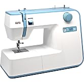 ALFA - Sewing Machine, Style 30, Sky Blue, 19 Stitches, 30 x 19 x 41 cm, Accessories Included