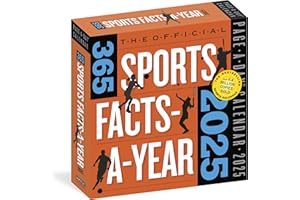 WORKMAN CALENDARS Official 365 Sports Facts-A-Year Page-A-Day® Calendar 2025: Triva, Record-Breaking Feats, Come from Behind Wins & Quotes