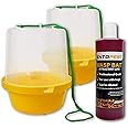 Entopest 2 x Wasp Nest Killer Trap and Bait Attractant Kit | Wasp Trap, Hornet Trap, Bee Catcher, Wasp Traps Outdoor/Indoor, Hornet Nest Killer, Wasp Catchers For The Garden