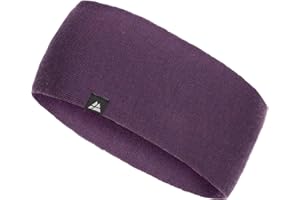 ‎DANISH ENDURANCE DANISH ENDURANCE Merino Stirnband, Funktionales Bandana, Sport Haarband, Elastisches Schweißband, für Damen & Herren, Lila, S/M