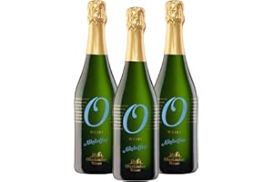 ‎OBERKIRCHER WINZER Oberkircher Winzer Cuvée Sekt Weiß Alkoholfrei - COLLECTION "O" - alkoholfreier Sekt, ein prickelnd schäumendes, alkoholfreies Getränk - Badischer Sekt, Anbaugebiet Ortenau (3 x 0,75 l)