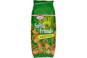 Cameo Snack Friends Gran Festa 400 g, Assortimento di Biscotti Salati per Aperitivi, Fragranti Salatini da Gustare con gli Amici, Senza Olio di Palma, Formato Busta da 400 g Complessivi