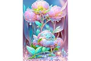 Lunyloer DIY Diamond Painting Set, 5D Diamond Painting Kits für Erwachsene, DIY Full Drill Diamant Malerei Malen Nach Zahlen Kits Kreuzstich für Home Wand Décor 30x40cm