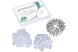 Pzsmocn 150 Pezzi JST CH 3,96mm Passo 3 Pin Custodia e Spina Adattatore Connettore Maschio/Femmina. 30 Set 3,96mm CH 3 Pin Connettore Terminale Presa a Conchiglia, Pin Femmina Pin a Crimpare Kit.