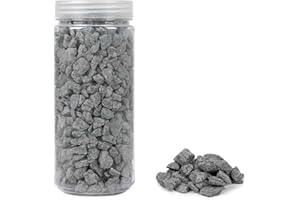 Heku 30336-25: piedras decorativas grises, 750 g, en lata resellable, 750g
