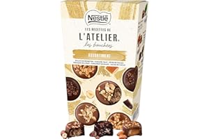 Nestlé Les Recettes de l'Atelier - Les Bouchées Mix Chocolat de Noël - 265 g