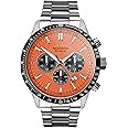 Sekonda Mens 45mm Velocity Chronograph Sports Watch Round Stainless Steel Case Water Resistant 50 metres