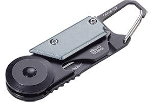 TROIKA Unisex - Adulto Egon Mini Utensile Titanio Nero 86x25x10mm