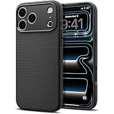 Spigen iPhone 17 Pro Max ile Uyumlu Kılıf Liquid Air Kaymaz Dokulu Y&uuml;zey Siyah Kapak - ACS09888 (Spigen TR Garantili)