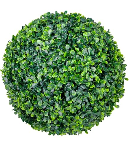 Amazon.de: Spetebo Buchsbaumkugel grn -  25 cm - Garten Deko Buchsbaum  Kugel knstlich Buchskugel