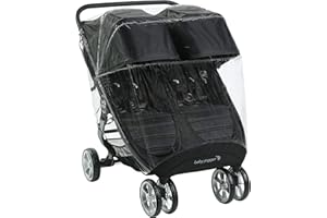 Baby Jogger Wetterschutz Regenschutz | für City Mini GT2 Double Geschwisterwagen | hält Regen, Schnee und Wind ab