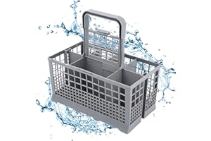 TALIFOCA accesori-Cesta para lavavajillas y cubertería,Cesta Universal Porta Cubiertos 7 compartimentos para Bauknecht,Whirlpool,Indesit,Hotpoint,Neff Siemens Smeg,Lavavajillas 99673-8729,C00257140, C00386607