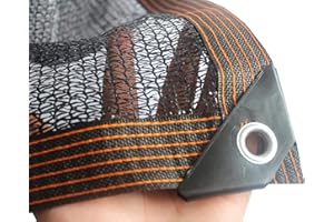 LLPEIJIE026 3-poliges Schattierungsnetz,Garten Schattiernetz,50% -60% UV-Beständiges,für Garten/Pflanze/Gewächshaus/Scheune/Außen/Hof/Dach,anpassbare Größe (3x4m/9.8x13.1ft)