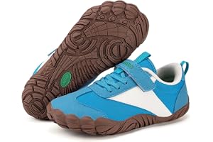 SAGUARO Barefoot Barnskor, minimalistiska, lätta, andningsbara sneakers med bred tå, storlek 25–36