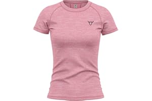 TORO ACTIVA Women's Short Sleeve Quick Dry Fit Active T-Shirts Moisture Wicking Athletic Round Neck Gym Tee Exercise Yoga Ladies Tops