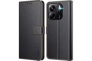 Ganbary Handyhülle für Xiaomi Redmi Note 14 4G (Nicht für 5G) Hülle, Premium Leder Klapphülle [Kartenschlitzen] [Magnetverschluss] [Standfunktion] kompatibel mit Redmi Note 14 Schutzhülle, Schwarz