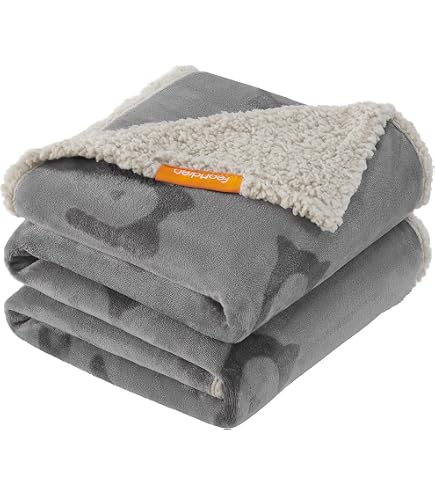 Couverture Imperméable Chien Chat – Protège Canapé Et Lit – Polaire Douce – Lavable Machine – 152x127 Cm – Marron