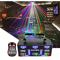 Proiettore Luci DJ Disco Party | Effetti LED RGB Con Controllo Remoto E DMX - Foto 8
