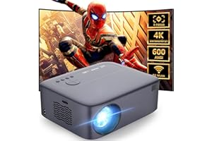 PUXINAT [Elektrischer Fokus/Trapezkorrektur/Zoom] Beamer, Beamer 4K Unterstützt 26000L WiFi6 Zwei-Wege Bluetooth, Native 1080P Heimkino Videoprojektor, Kompatibel mit Smartphone/TV-Stick/Laptop/Konsole