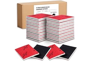 GEOGIEEW 36 esponjas de lijado, bloque de lija de grano 500-600, bloque de arena de espuma suave, papel de lija húmedo y seco para modelo, paneles de yeso, metal, madera, muebles, pulido