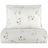 Plum Home Pitaya Double Duvet Cover Set - 100% Cotton, Double Sided Duvet Cover Pillow, 4 Piece Patterned with Buttons, Soft v