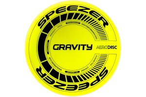 SPEEZER Gravity Frisbee 175 g – den neongula professionella kastskivan är utomhus kul sport spel – frisbee-skiva för barn vuxna – Ultimate Flying Disc strandleksak frisbee-ring kastring