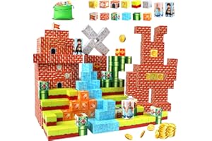 KNOIUAO Construction Magnetique Enfant 128 Pièces, Cubes de Jeu Magnétiques pour Enfants, Blocs de Constructions Aimantés, Cadeau pour Garçon et Fille, jeu de Construction pour Enfants 3 4 5 6 7 8 9 10 Ans