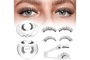 ‎HIGU CLACE Higu clace Magnetische Wimpern,Magnet Wimpern Ohne Eyeliner,Wimpern Magnetisch Natürlicher Look,Magnetische Wimpern mit Applikator,Kein Kleber erforderlich Wimpern Magnetic(Kit-A+C)