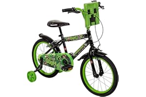 Huffy Minecraft 16 Inch Children's Bicycle for 5-7 Years, Black