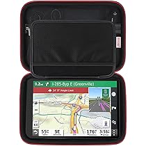 Navitech Custodia Rigida Per Garmin Zumo XT 5,5'' – Blu Scuro, Antiurto, Impermeabile, Con Tracolla E Tasca Accessori