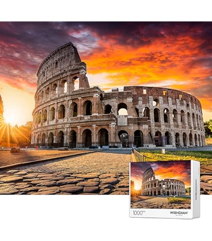 Clementoni Jigsaw Puzzle Collection – Roman Sunset 1000 Pieces Puzzle For Adults 14 99 Years Gift For Men Women Landscape Made In Italy 39822 - View #4