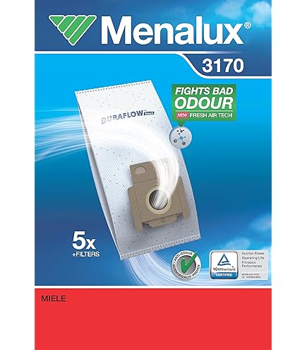 SAUG-FREUnDE 10 Sacchetti Per Aspirapolvere Adatti Per MIELE S 4 Serie S4210, S4280, S 6 Serie, S6210, Compact C1 Serie, Ecoline SCPA3, Compact C2 Serie, Ecoline SDRP4, S300-S381, S371, S500-S571 S511 - Foto 7
