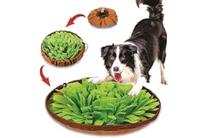 HAS & FAS Snuffle Mat for Small Medium Large Dogs, Puppies Sniffing/Feeding Puzzle Mats, Cat Rabbit Licky Treats Puppy Enrichment Interactive Training Toys Dog Boredom Breaker Pets Slow Feeder Food Bowl Station