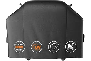 GFTIME 7130 Grilllock för Weber Genesis II 3 Burner Grill, Heavy Duty 58 tum BBQ Grill Cover för Weber Genesis II LX 300 Series E310, S310, E330, EP-330(147L x 63W x 113H CM)