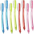 Zopeal Extra Hard and Firm Toothbrush for Adults Bulk Huge Head Bristle Full Head Manual Toothbrush for Cleaning(8 Pieces)