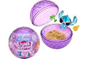 Cra-Z-Art Disney Crystal Surprise Series 1, mini figurines en cristal changeant de couleur avec composé d'activité, figurines en cristal inspirées des sacs aveugles de collection, jouets pour enfants