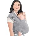 Écharpe De Portage Élastique KeaBabies - Porte-Bébé Tout-en-Un Mains Libres - Trendy Black