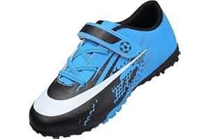 VLOOKST Chaussures de Football Garçon Chaussures d'Entraînement Fille Légères Baskets et Chaussures de Sport Enfant Chaussures de Foot en Plein Air Unisexe 30-39EU