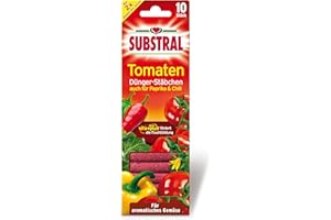 Substral Dünger-Stäbchen für Tomaten, Chili, Peperoni, Gurken, Zucchini und Paprika, etc. 10 St. - mit Langzeitwirkung