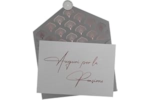 Joli Coon - Biglietto pensione con busta e sigillo in ceralacca - Biglietto auguri pensione - Biglietto auguri pensione