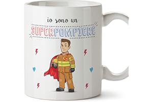 MUGFFINS Tazza Pompiere (Supereroi) - Idee Regali Originali Pompiere