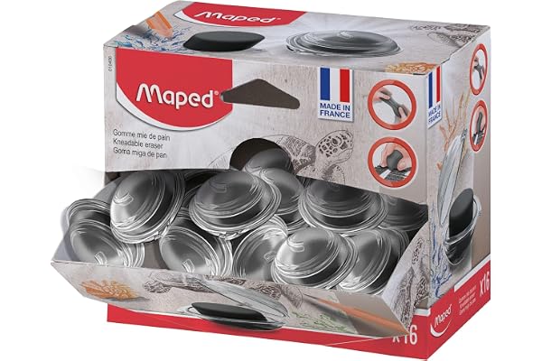 MAPED Gomme MIE DE PAIN pour le gommage du fusain et de la craie à l'unité