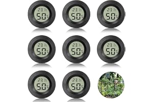 8 st minitermometer, mini hygrometer, digital hemtermometer, digital hygrometer, inomhustemperatur, temperaturmätare för milj