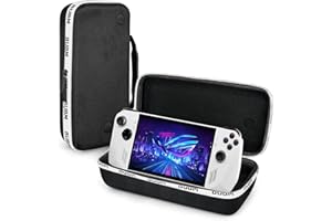 IVODEELA Rog Alloy Case,Carrying Case Compitable for Asus Rog Ally Gaming Handheld,Hard Shell Travel Protective Storage Bag Fits for Rog Alloy and Accessories(Black)