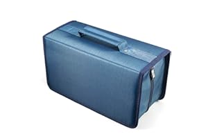 alavisxf xx Range CD, 160 Capacité Nylon Boîtier CD Disque de protection DVD Disque organisateur Housse pour voiture enfants