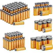 Kunstof bewaarbox voor 4 stuks AA of AAA batterijen