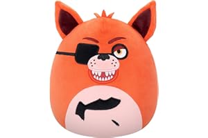 Squishmallows Original Five Nights at Freddy’s 8-Inch Classic Foxy | Collectable Cute Plush Toy, Cuddly Toys for Children, Soft Toys, Cute Teddies Suitable for Girls and Boys Ages 3