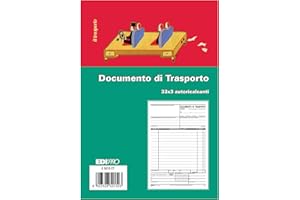 EDIPRO - E5215CT - Blocco documento di trasporto 33x3 autoricalcante f.to 15x21,5